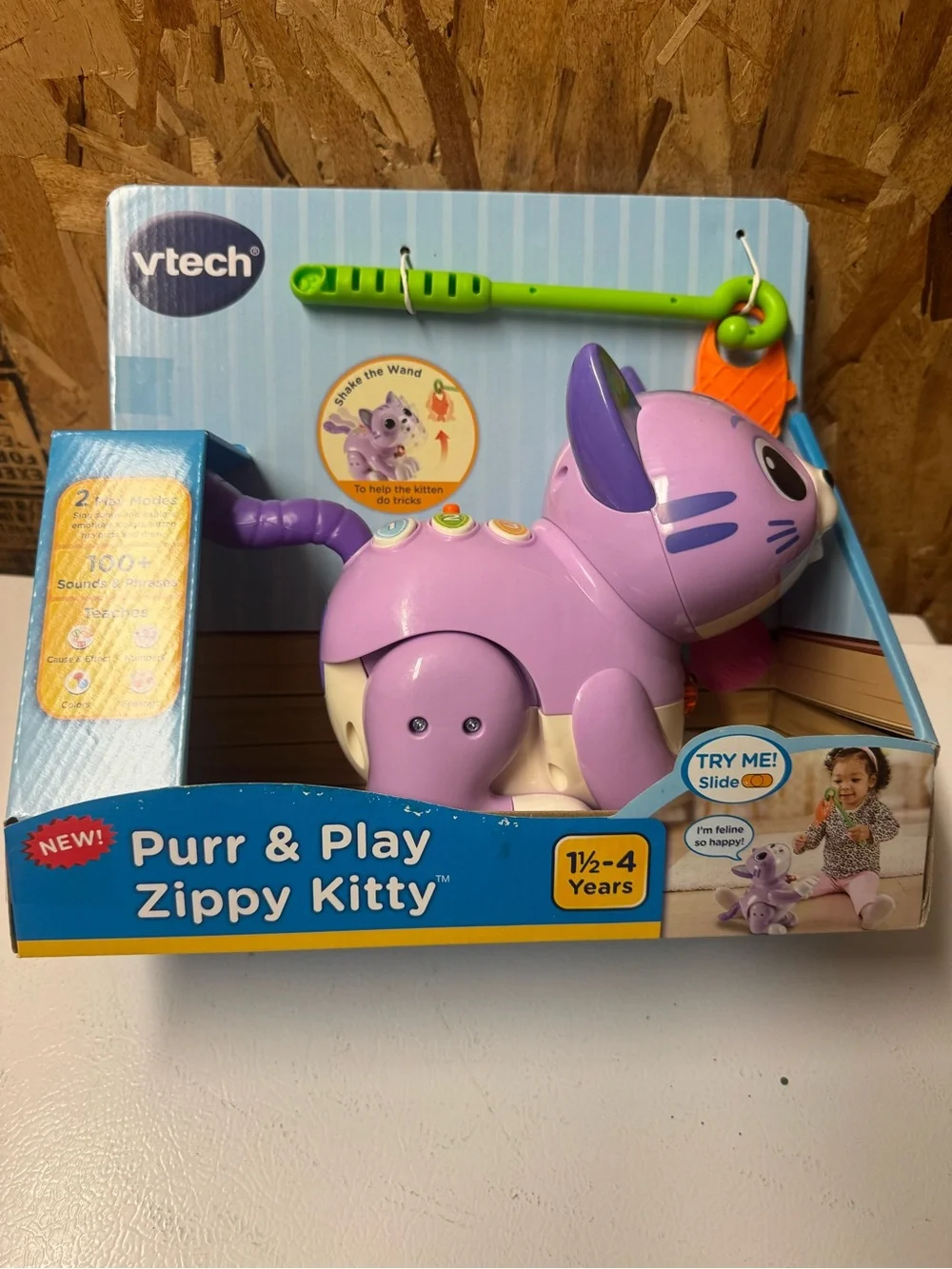 Purr & Play Zippy Kitty - Vtech Interactive Toy